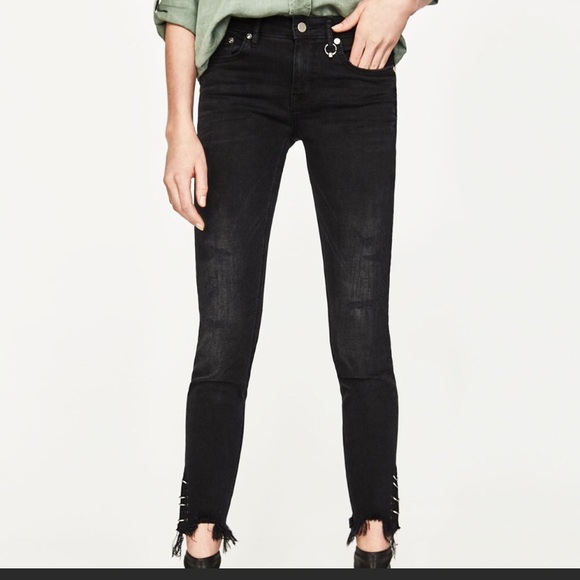 zara ankle jeans